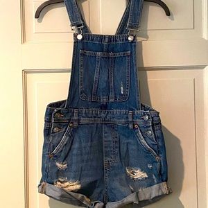 Denim overalls